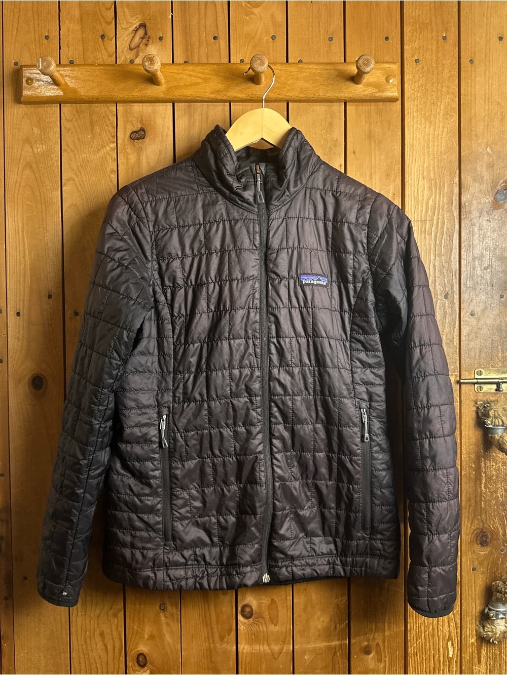 Patagonia Nano Puff Full Zip Jacket in Black Women’s Size Small